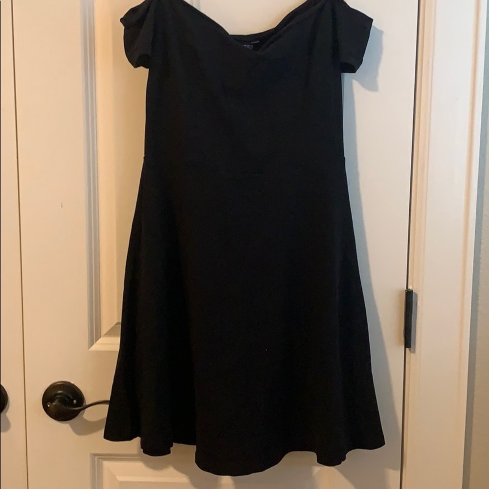 Black Off the Shoulder Dress